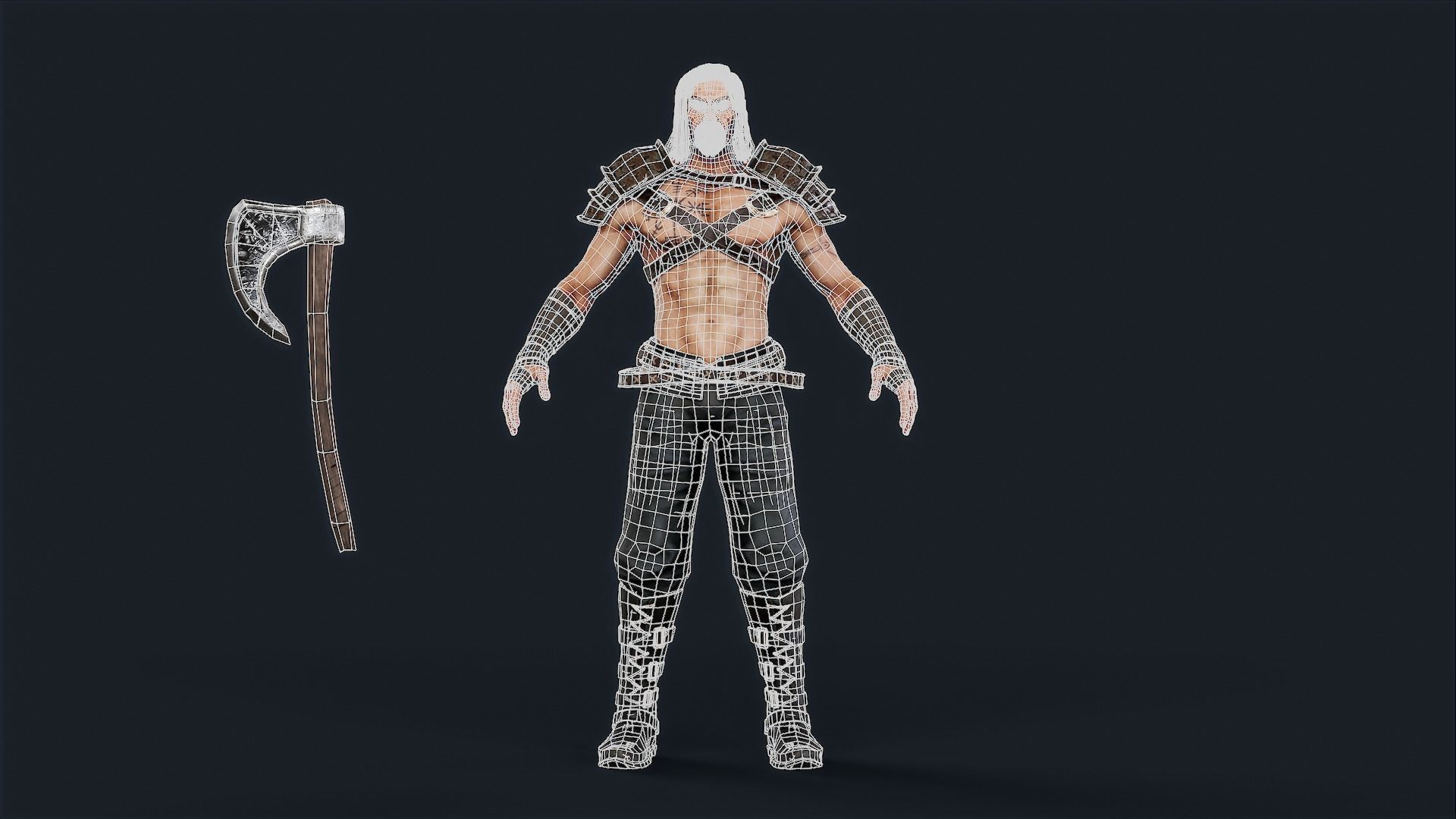 VIKING1 Low-poly 3D model_19