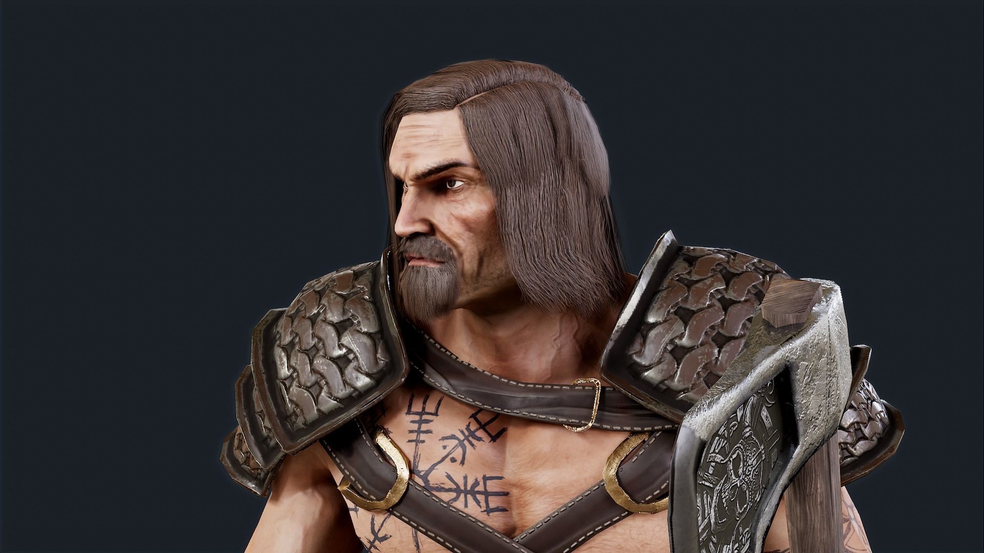 VIKING1 Low-poly 3D model_7