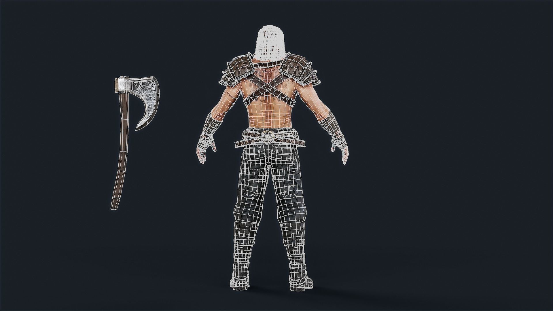 VIKING1 Low-poly 3D model_17