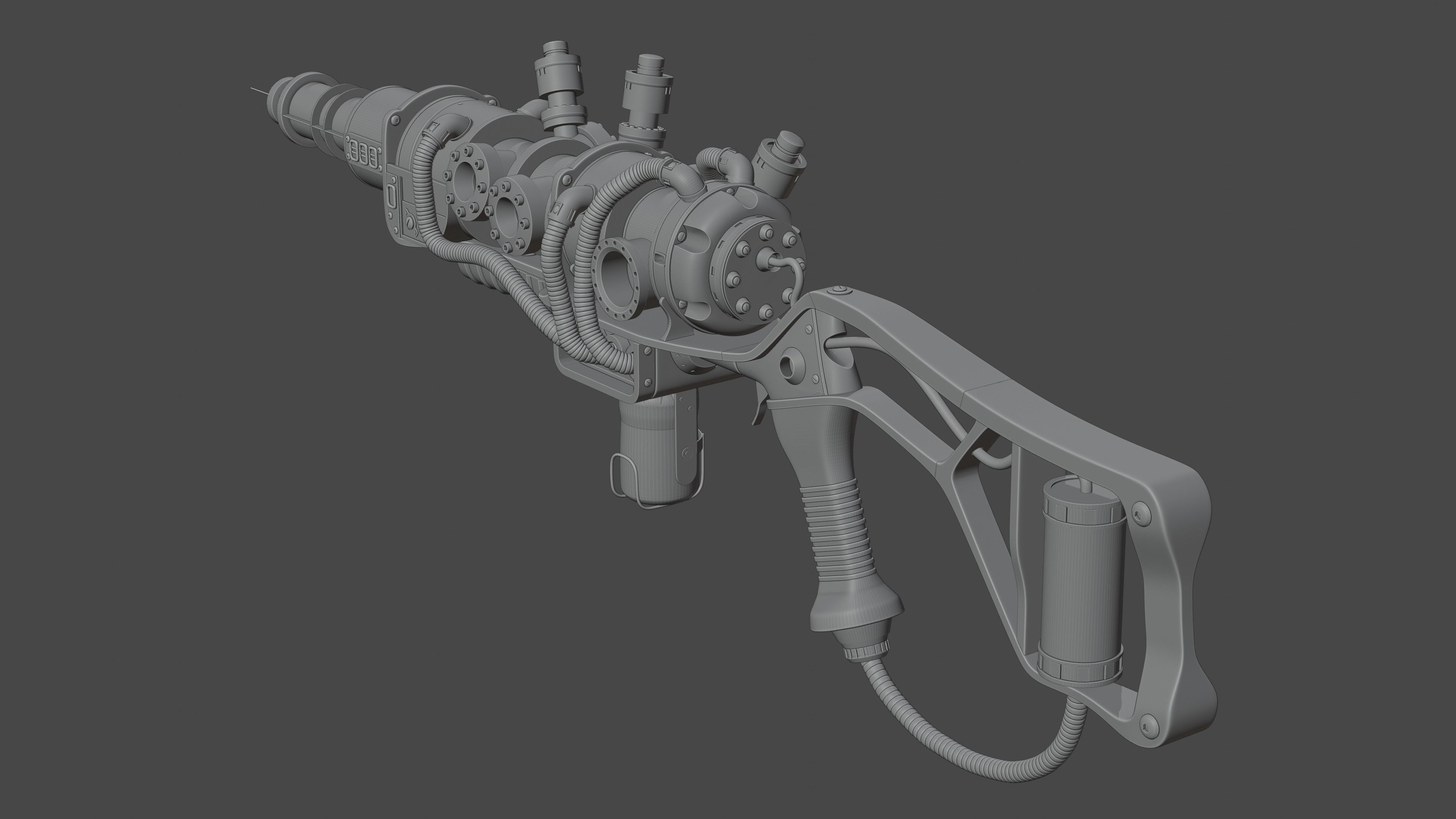 Fallout 3 Plasma Rifle 3D print model_1