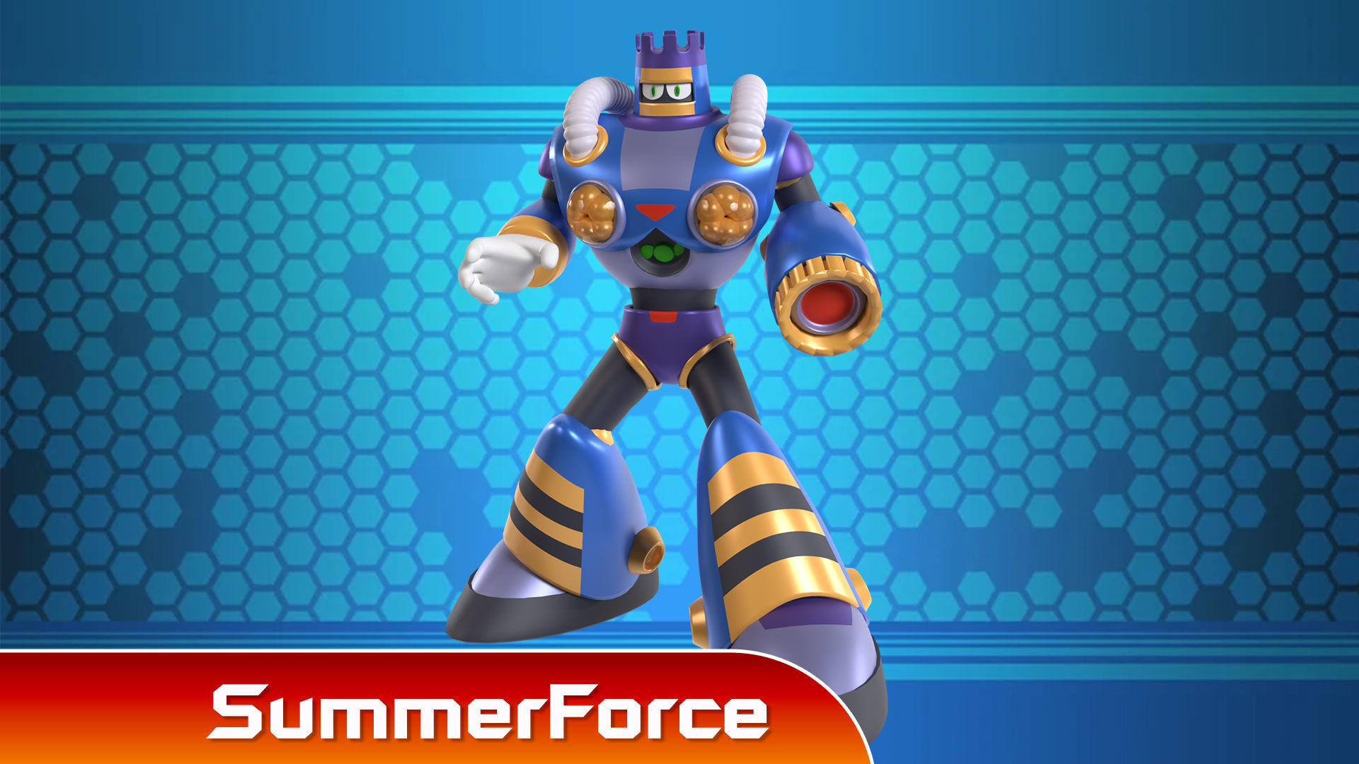 Burstman - Megaman 3D model_2