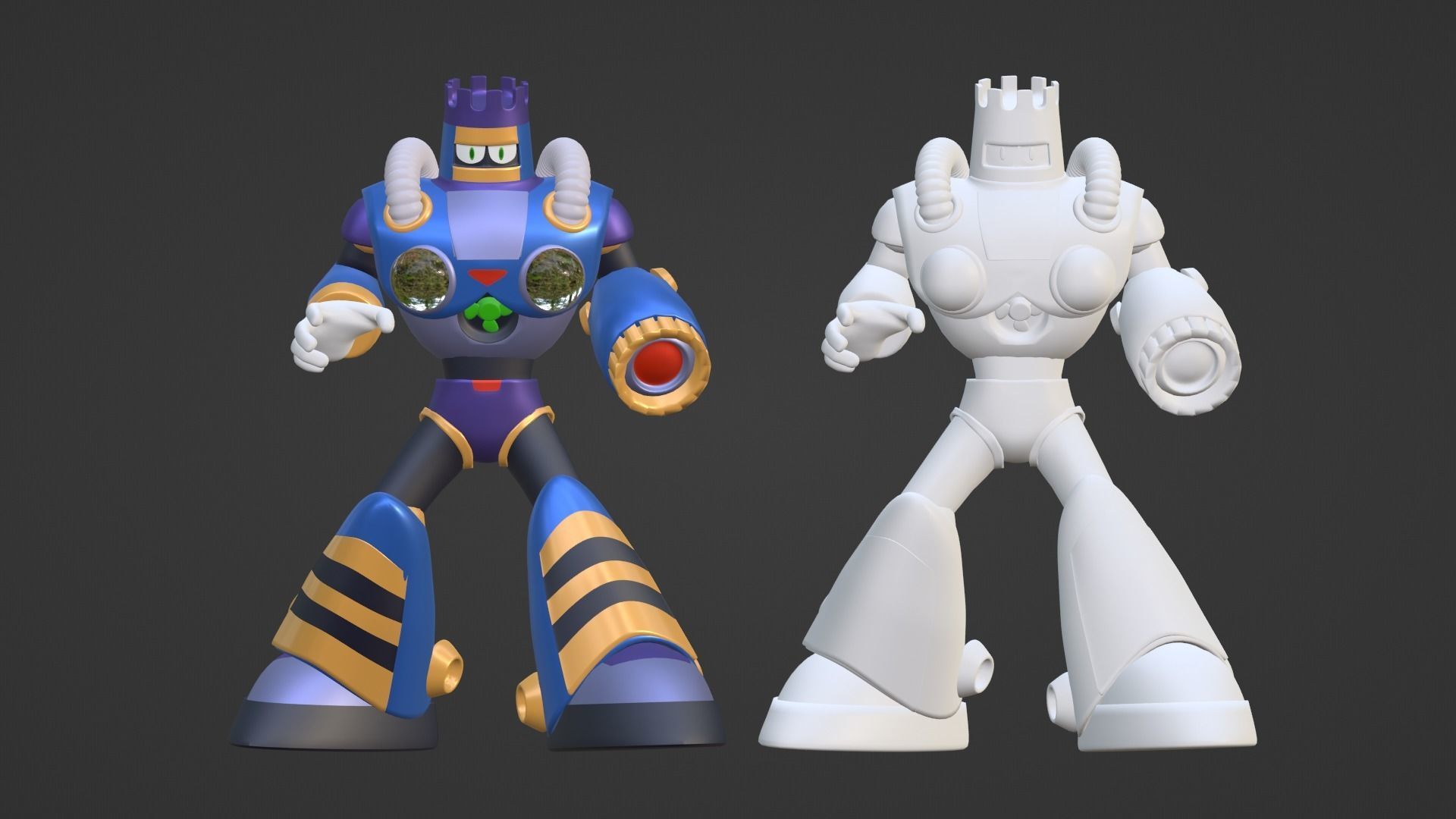 Burstman - Megaman 3D model_16