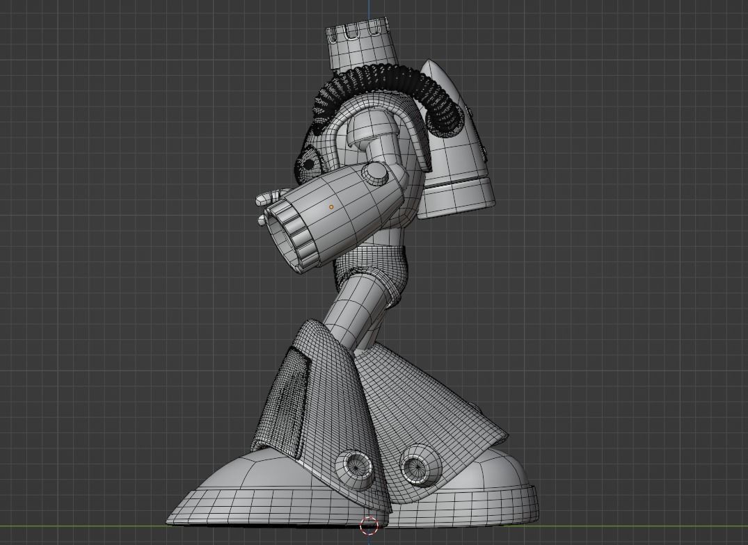 Burstman - Megaman 3D model_10