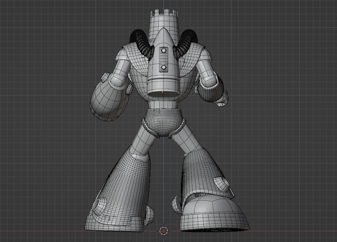 Burstman - Megaman 3D model_11