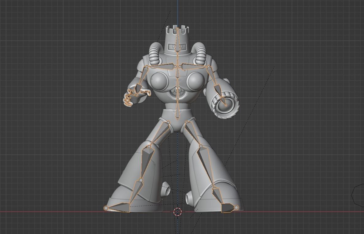 Burstman - Megaman 3D model_13