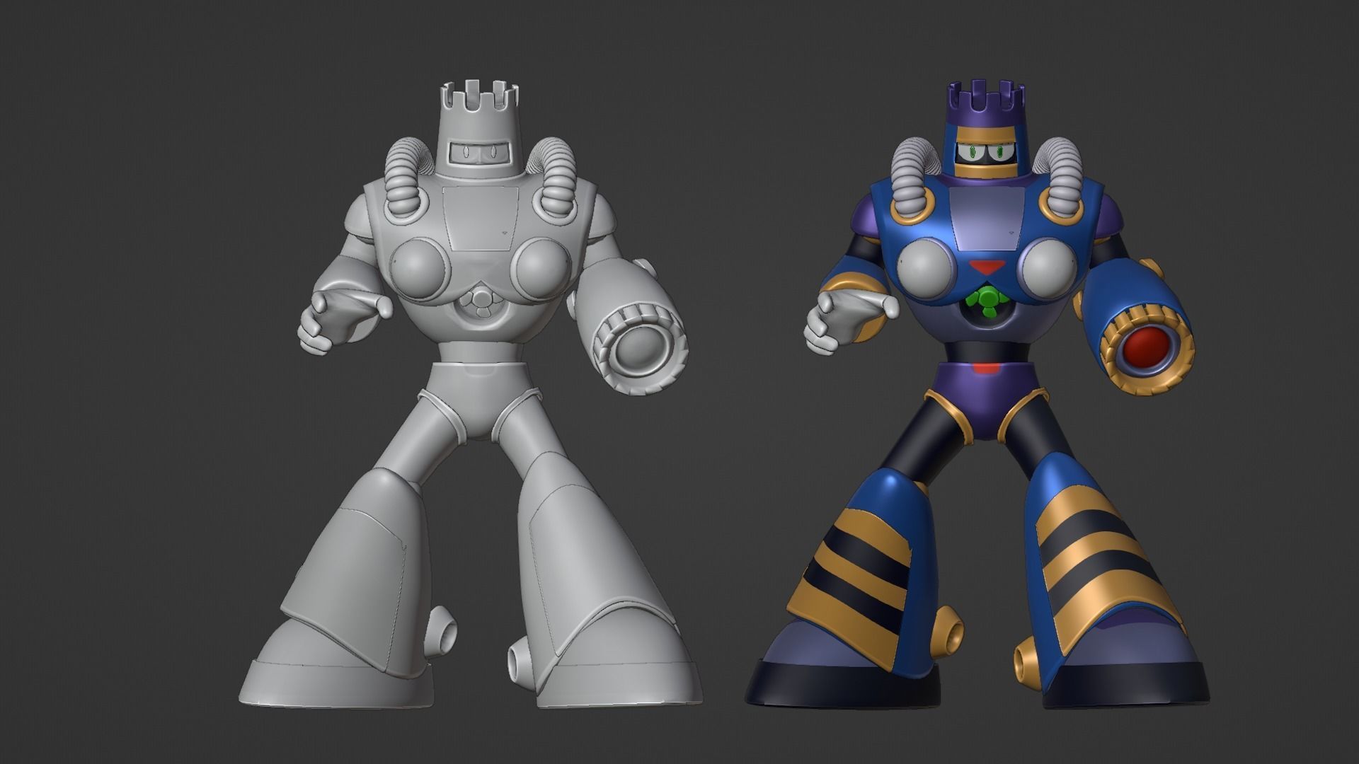 Burstman - Megaman 3D model_18