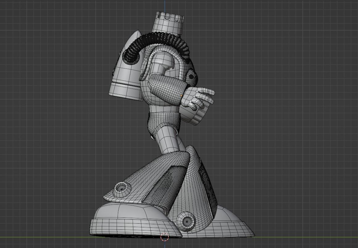 Burstman - Megaman 3D model_12