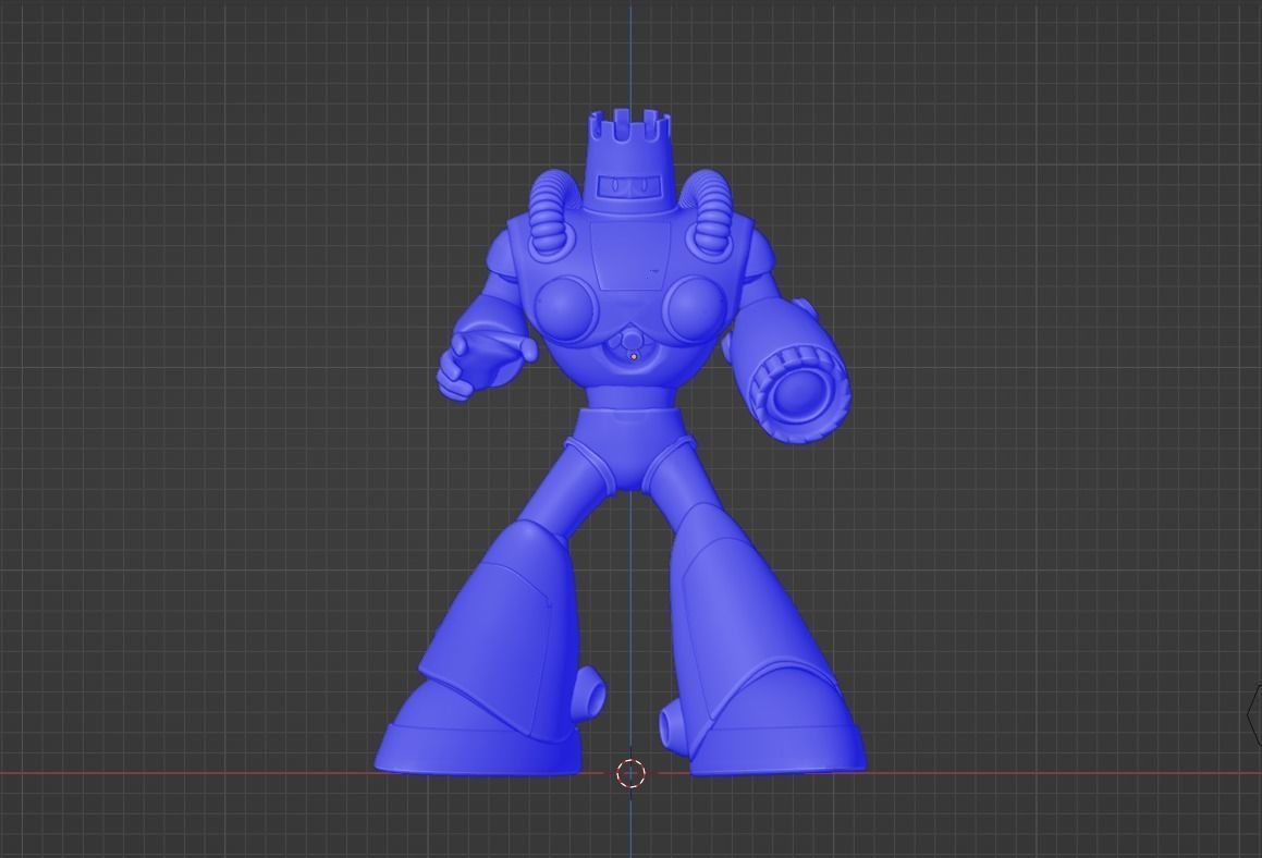 Burstman - Megaman 3D model_15