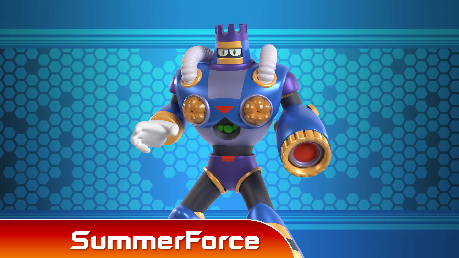 Burstman - Megaman 3D model_1
