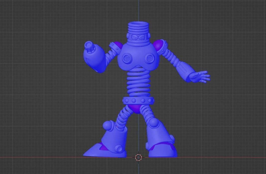 Springman - Megaman 3D model_15