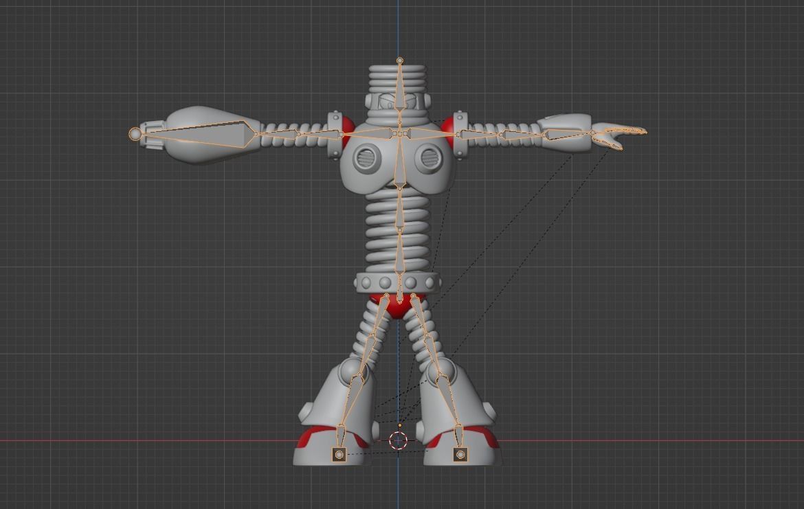 Springman - Megaman 3D model_14