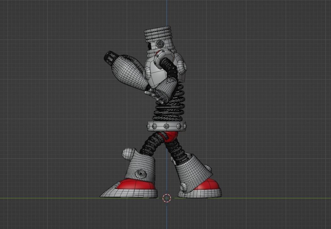 Springman - Megaman 3D model_10