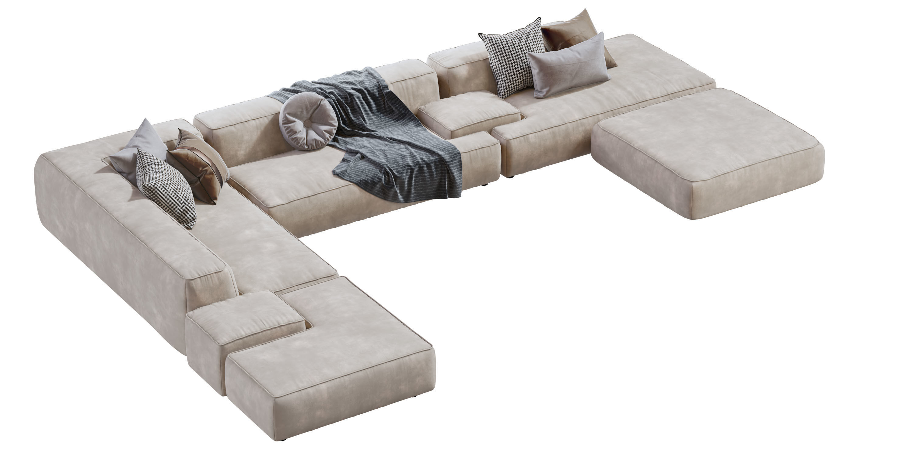 Lemamobili Modular Lema cloud Sofa 3D model_12