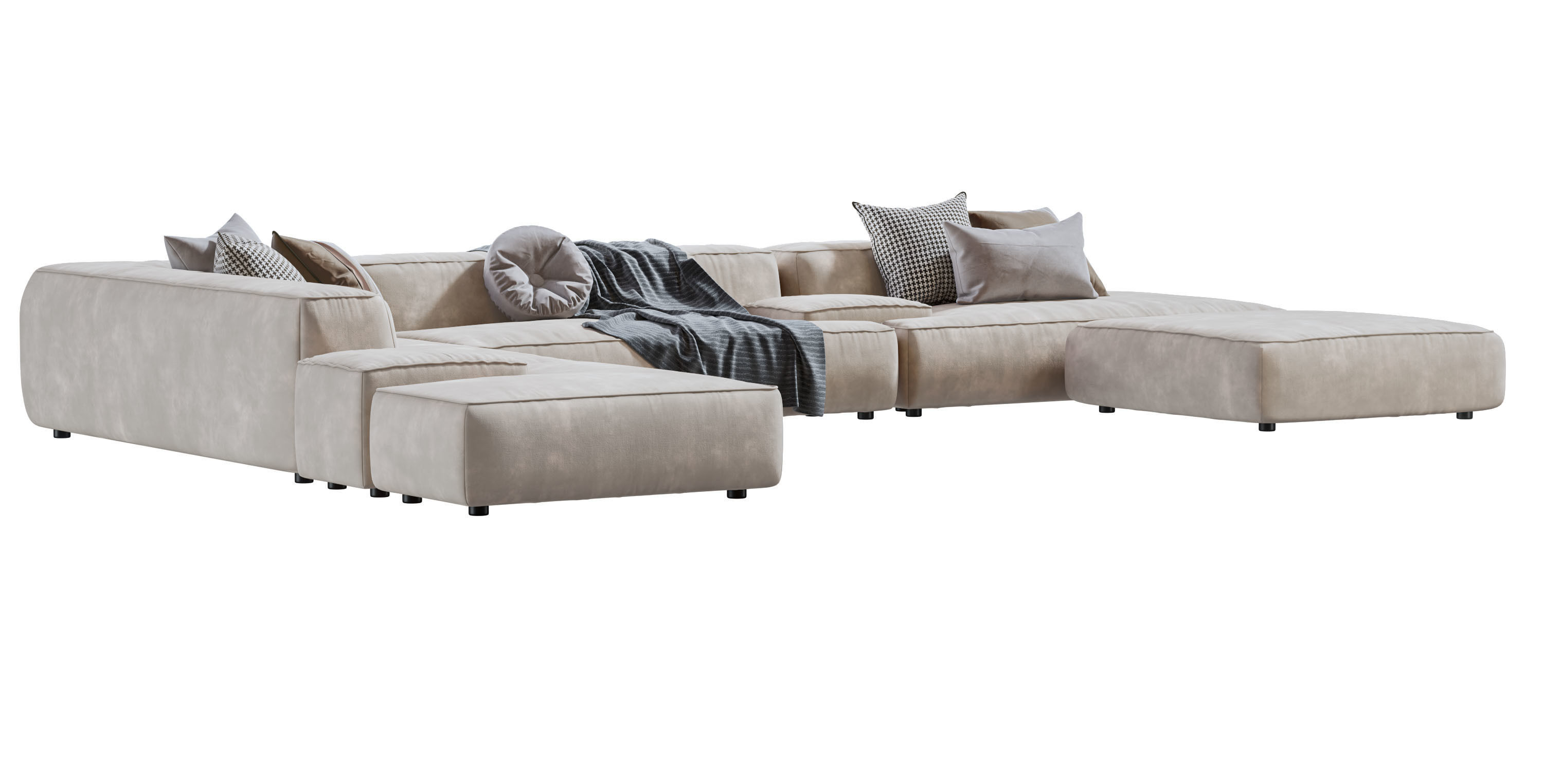 Lemamobili Modular Lema cloud Sofa 3D model_7
