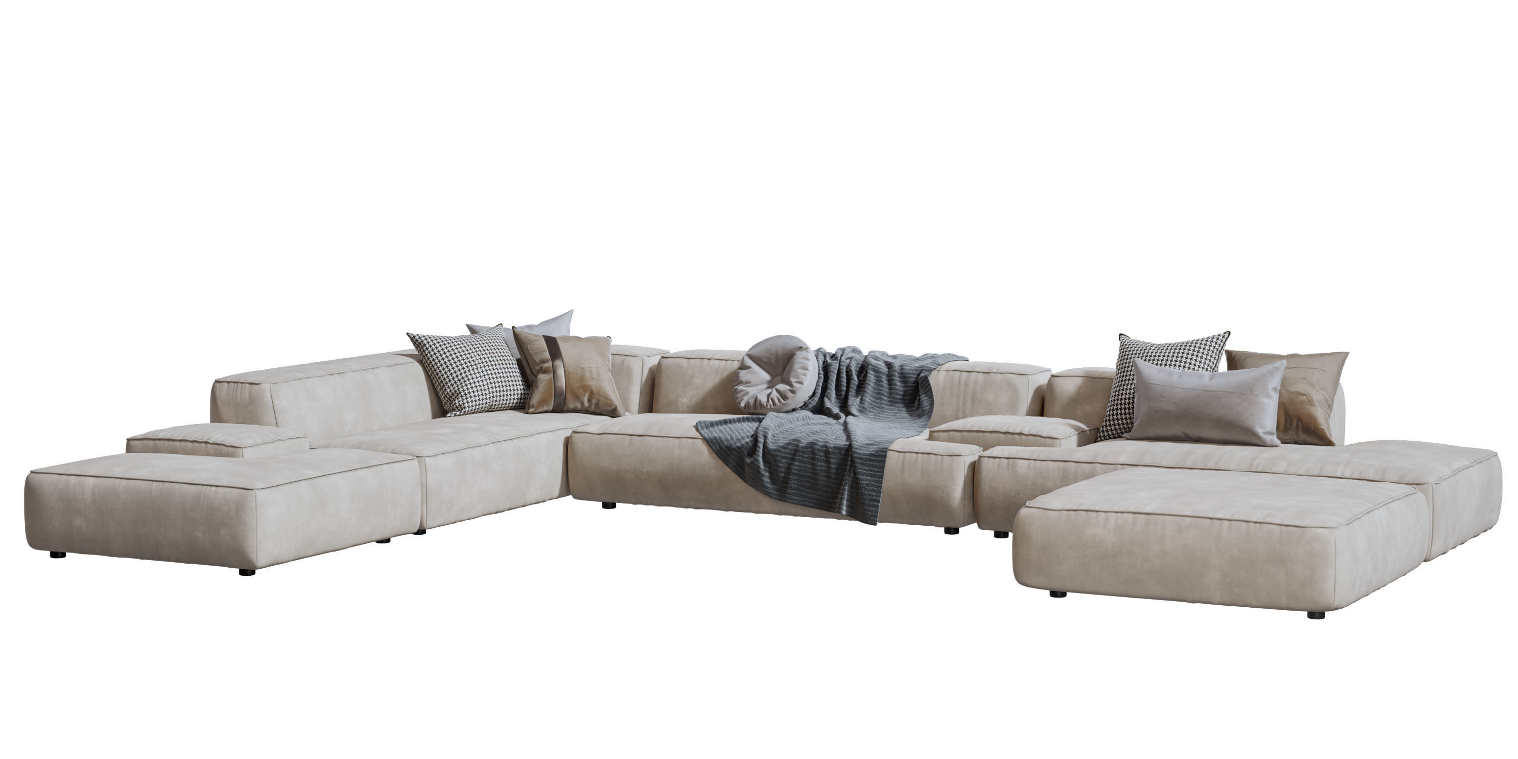Lemamobili Modular Lema cloud Sofa 3D model_6