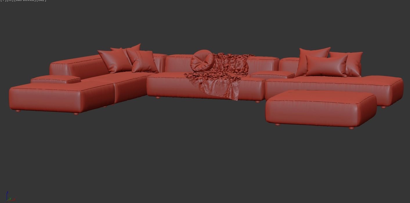 Lemamobili Modular Lema cloud Sofa 3D model_16