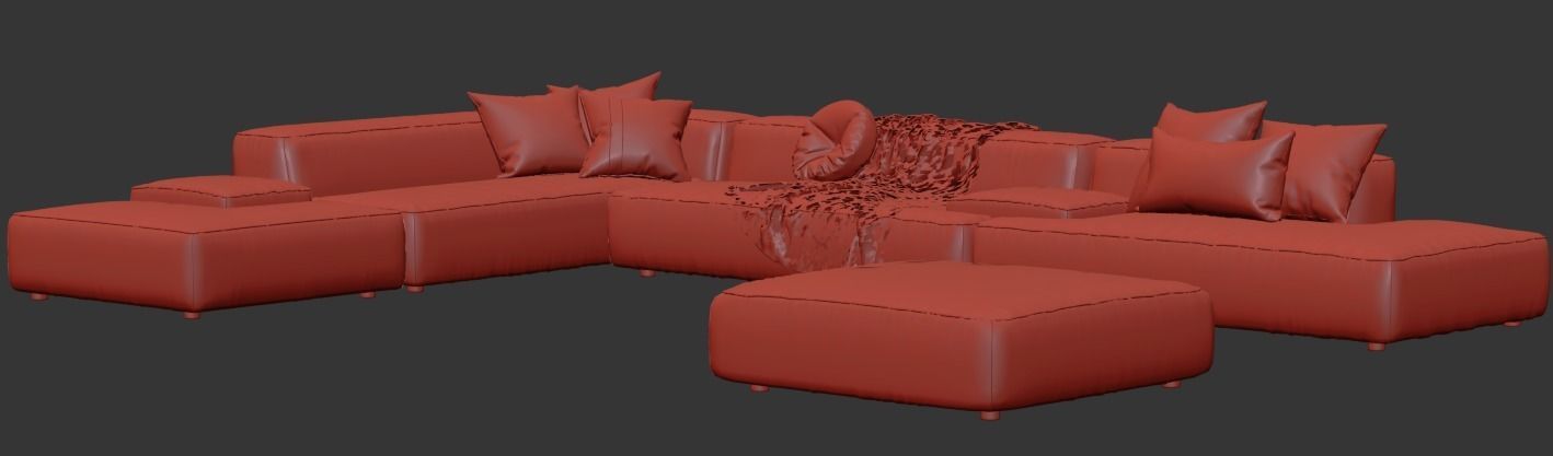 Lemamobili Modular Lema cloud Sofa 3D model_17