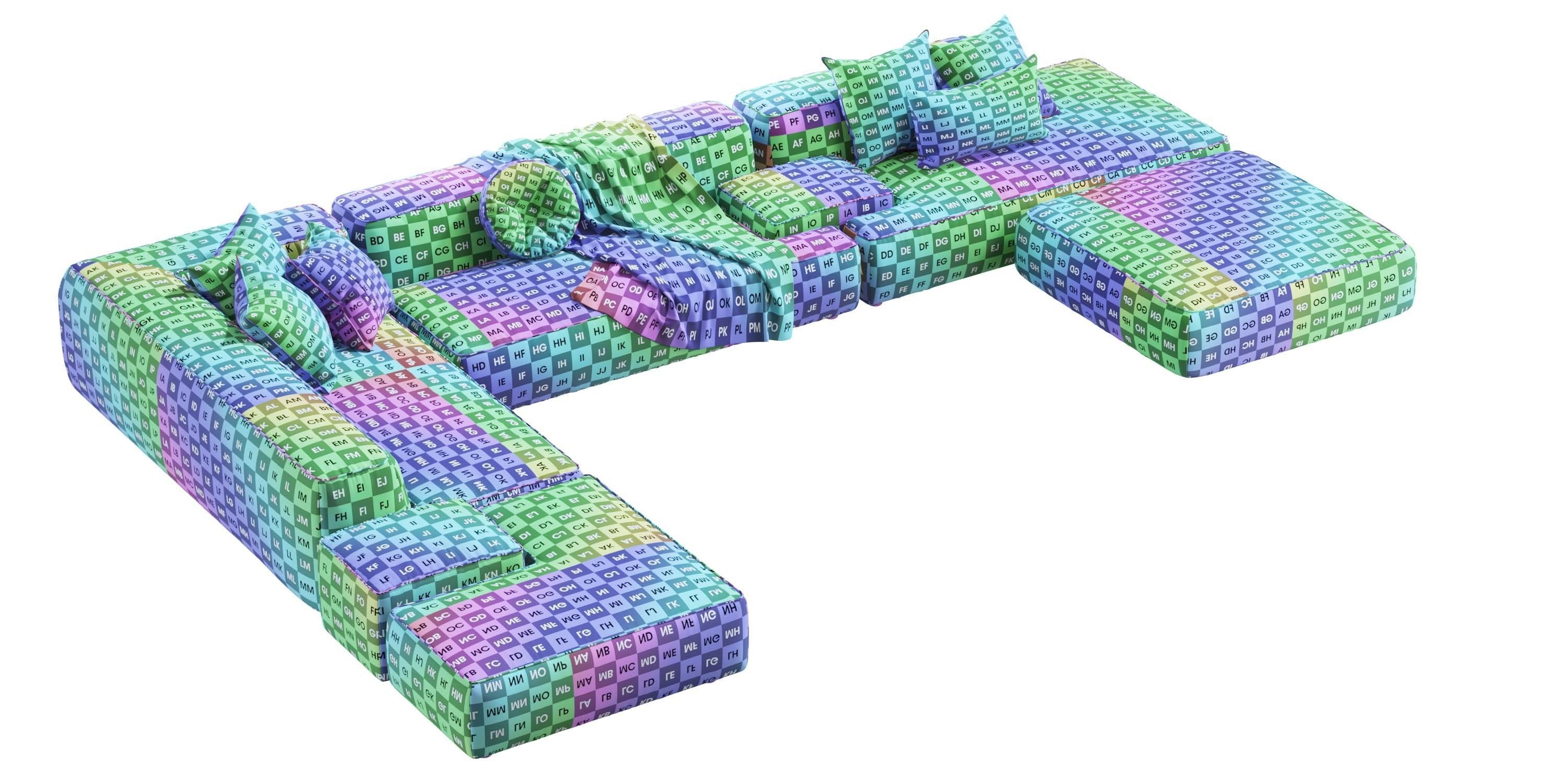 Lemamobili Modular Lema cloud Sofa 3D model_14