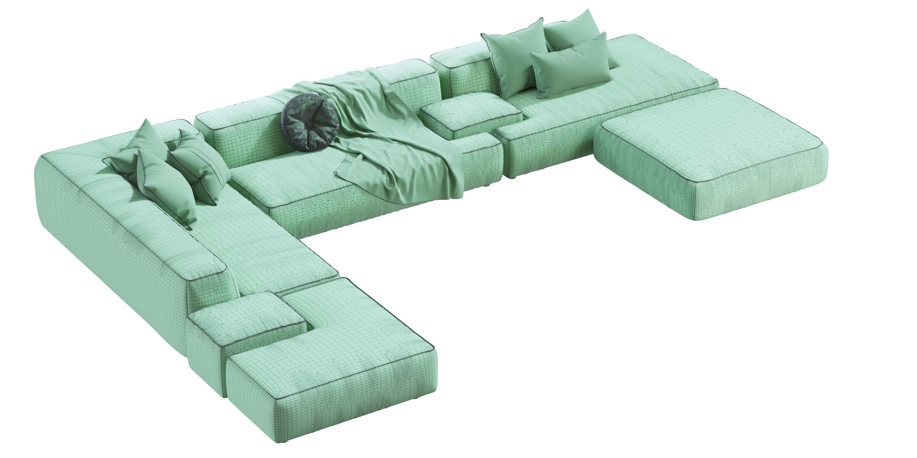 Lemamobili Modular Lema cloud Sofa 3D model_15