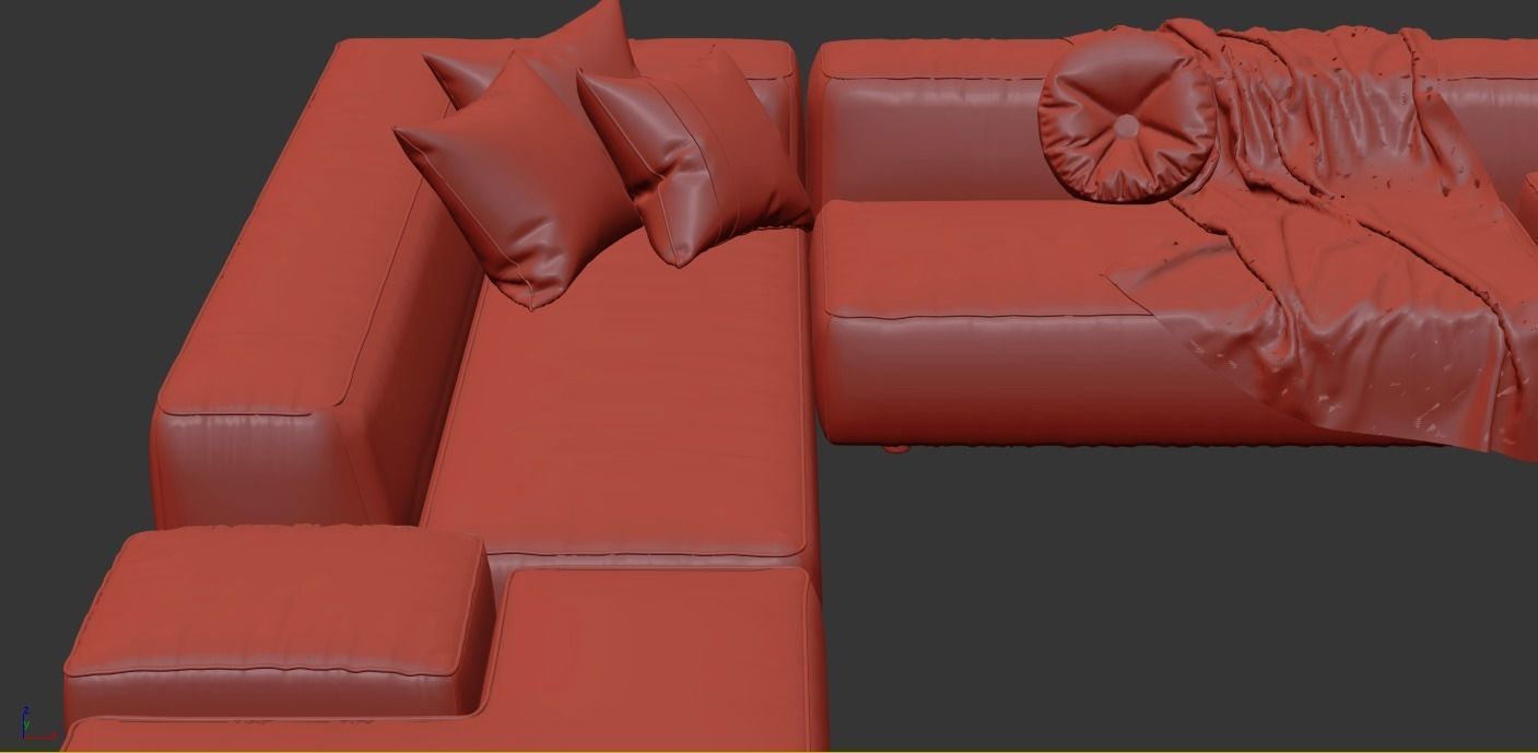 Lemamobili Modular Lema cloud Sofa 3D model_20