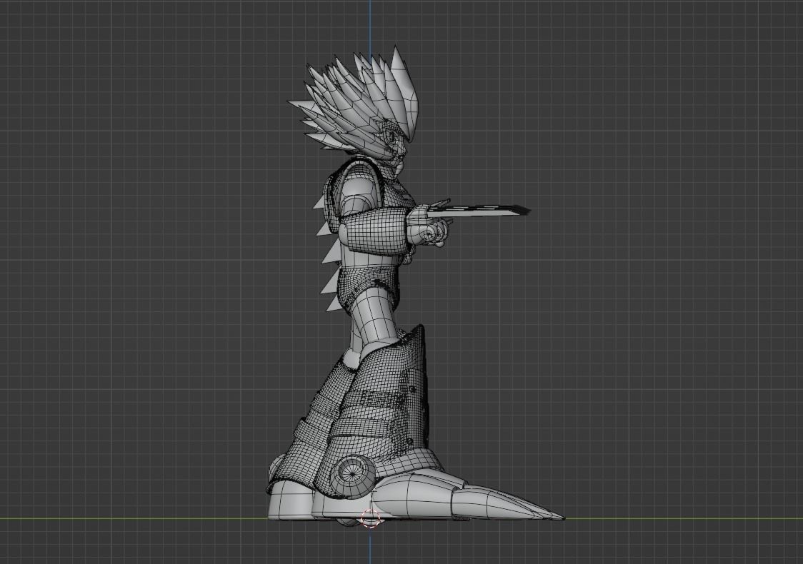 Slashman - Megaman 3D model_12