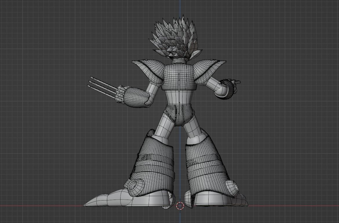 Slashman - Megaman 3D model_11
