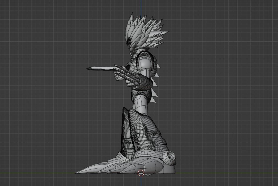 Slashman - Megaman 3D model_10