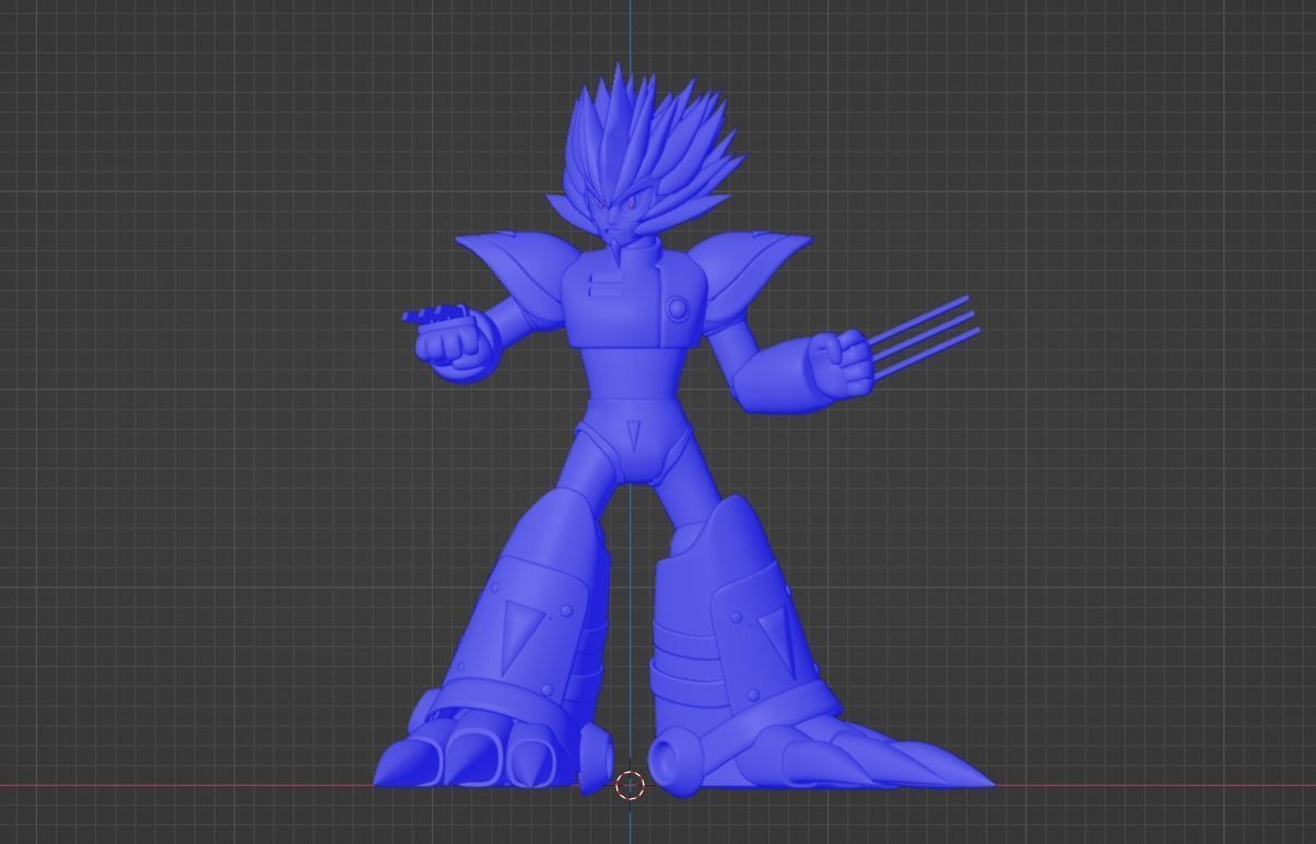 Slashman - Megaman 3D model_15
