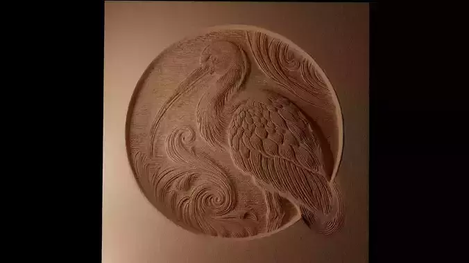 Ibis CNC 3d Print High Relief Sand Casting