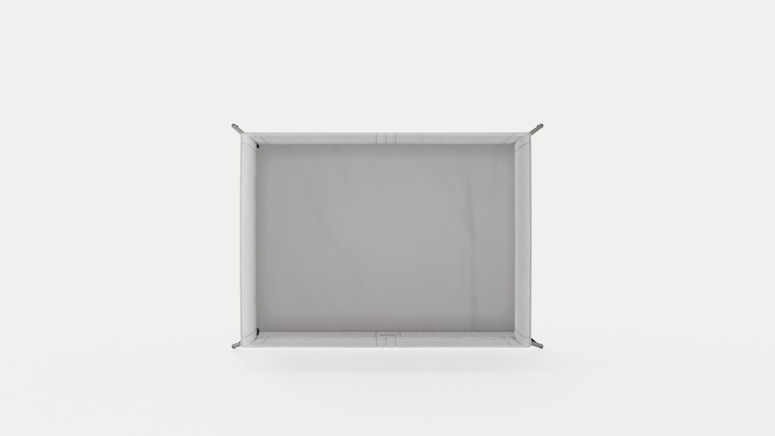 Travel cot Light Low-poly 3D model_5