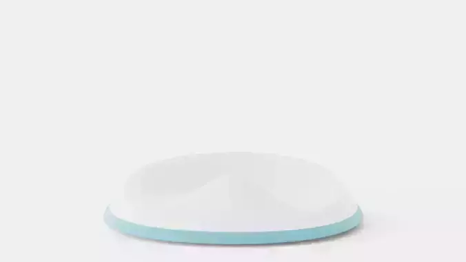 Toilet seat Low-poly 3D model