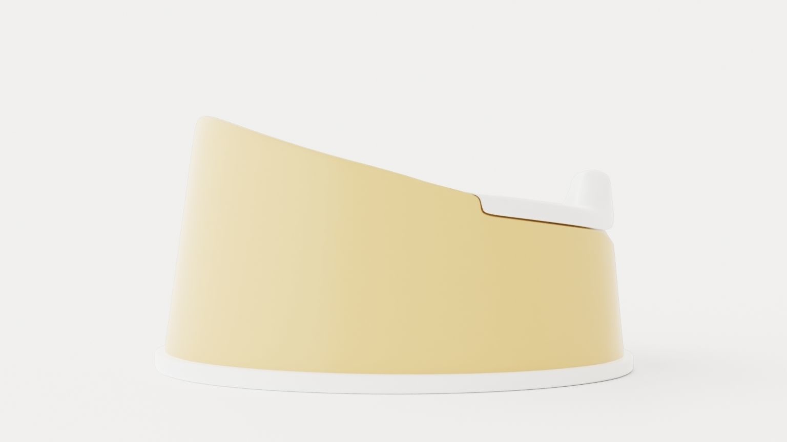 Smart potty Low-poly 3D model_2