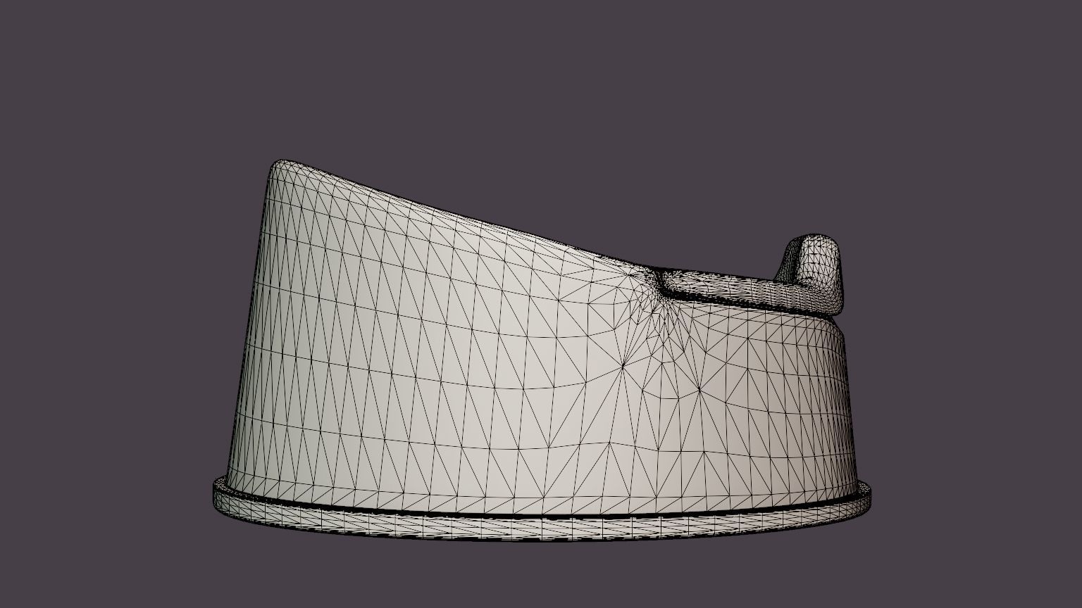 Smart potty Low-poly 3D model_8