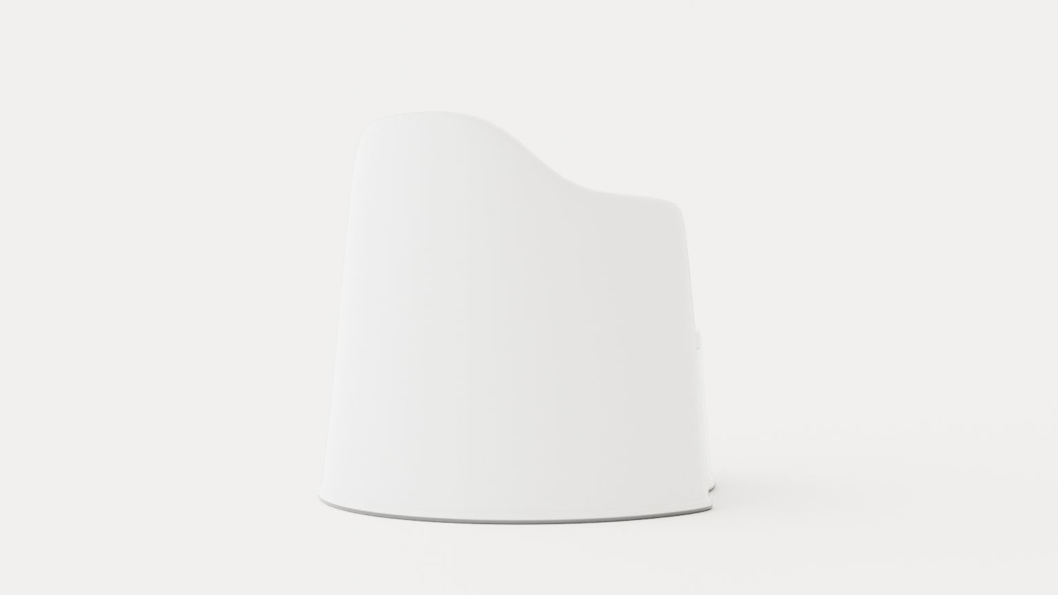 Potty chair Low-poly 3D model_3