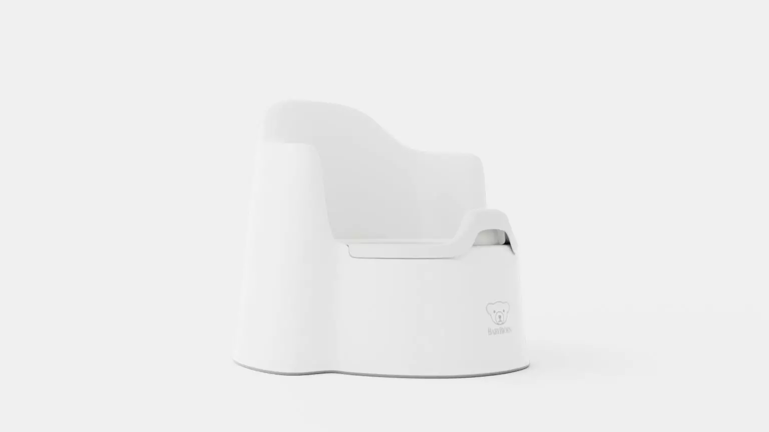 Potty chair Low-poly 3D model_0