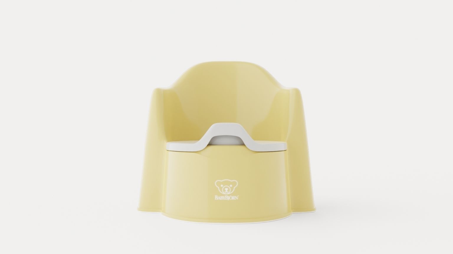 Potty chair Low-poly 3D model_1