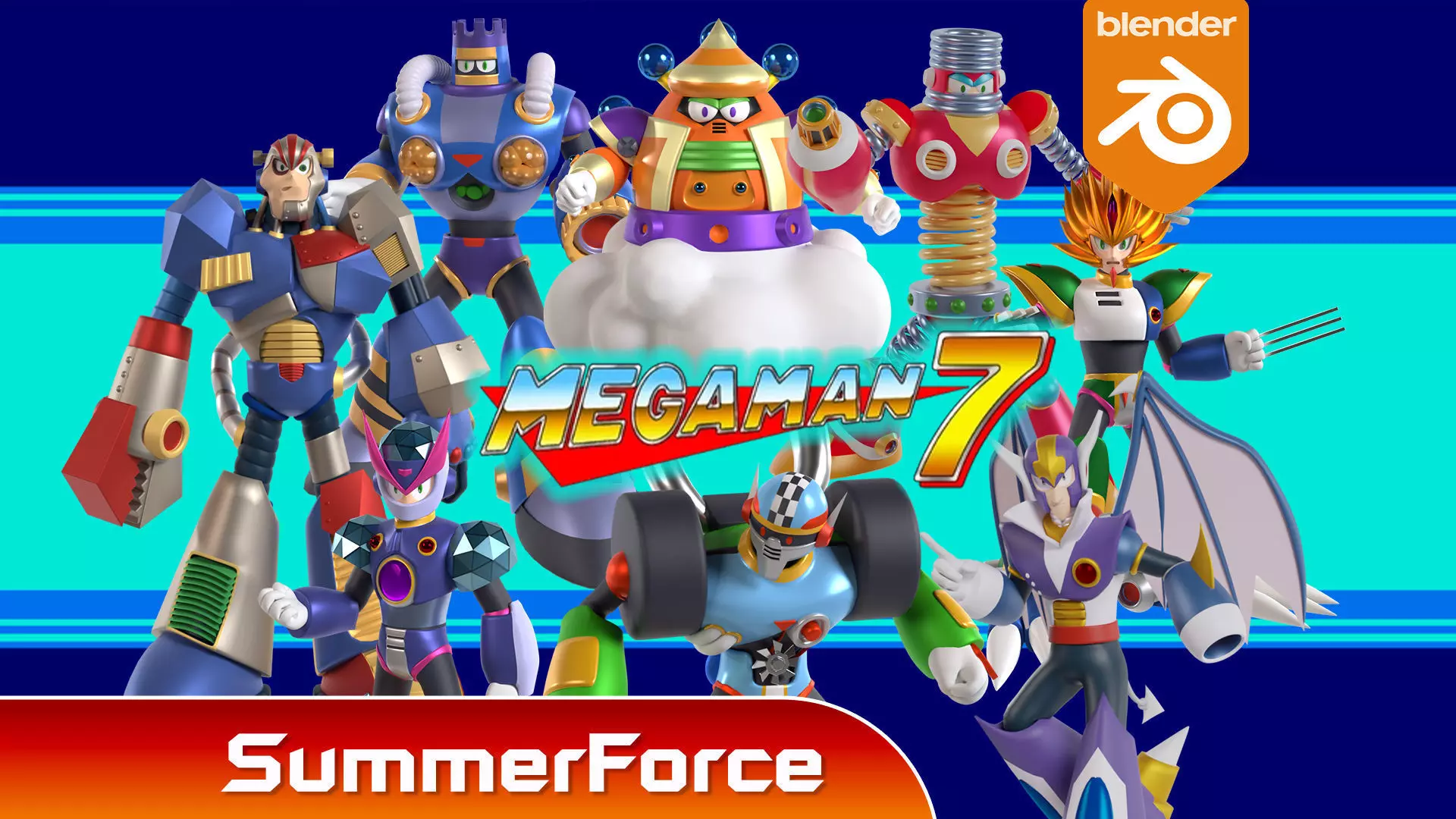 Boss Megaman 7 3D Model Collection_0