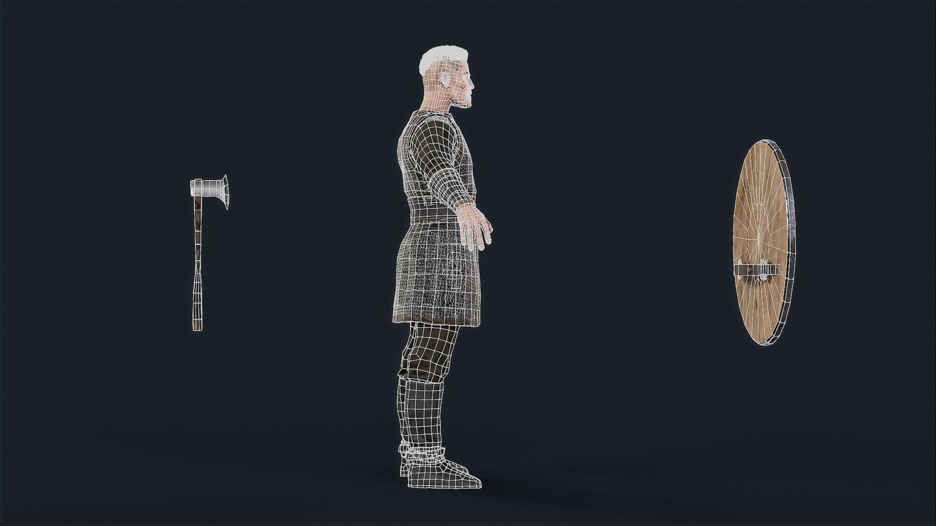 VIKING 2  Low-poly 3D model_13