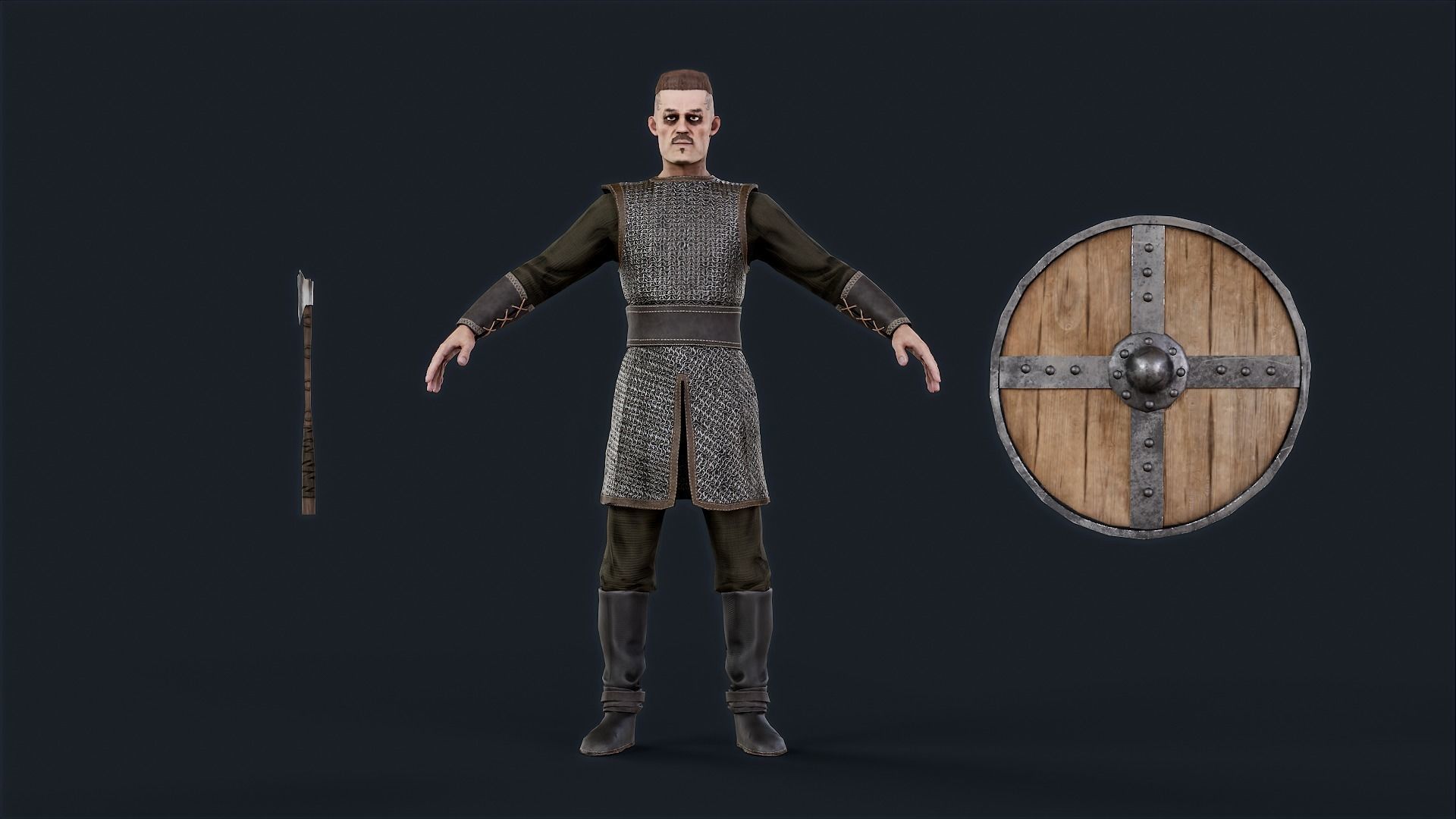 VIKING 2  Low-poly 3D model_8