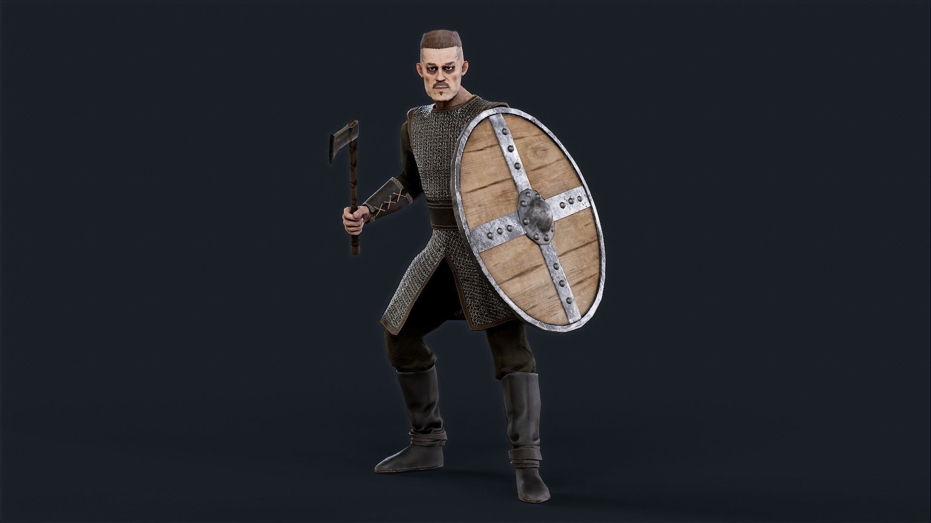 VIKING 2  Low-poly 3D model_6
