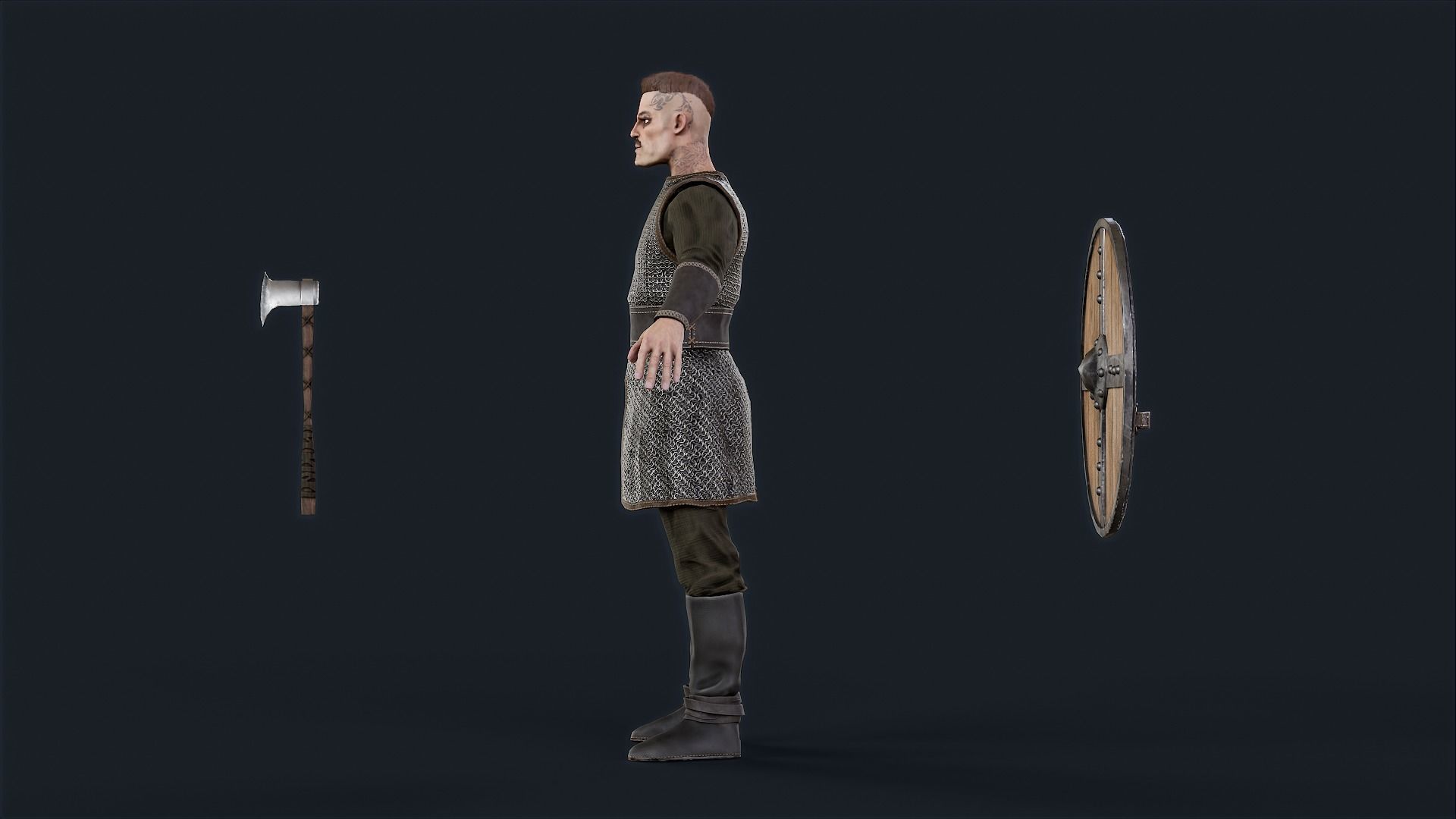 VIKING 2  Low-poly 3D model_11