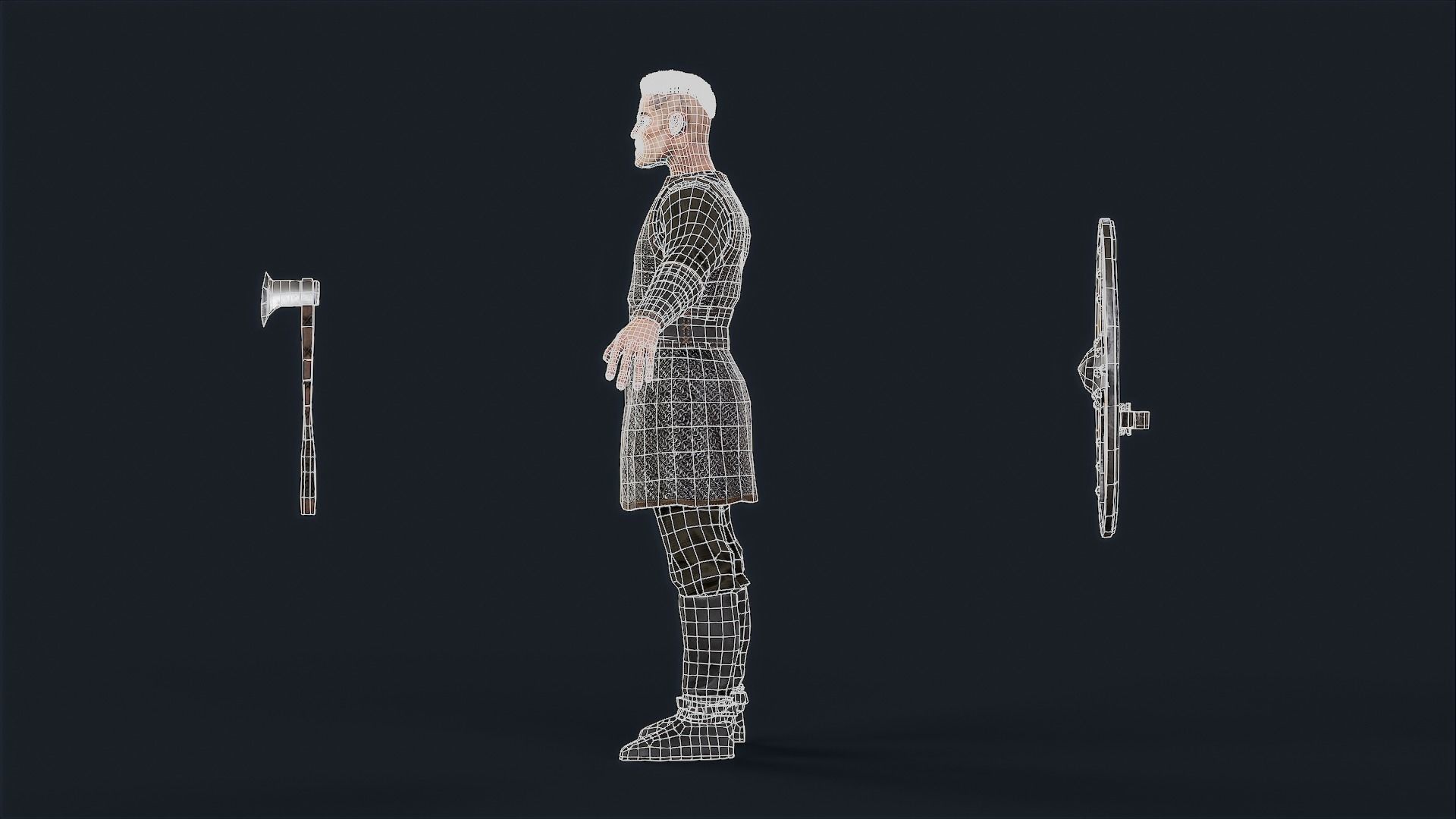 VIKING 2  Low-poly 3D model_12