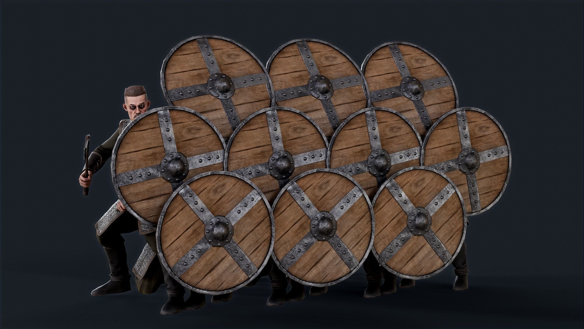 VIKING 2  Low-poly 3D model_3