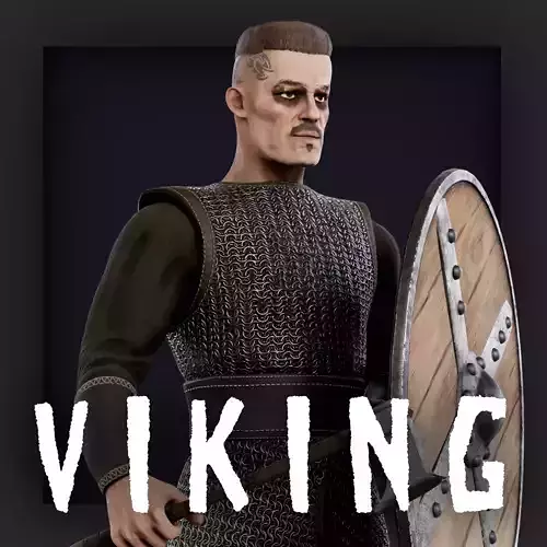VIKING 2  Low-poly 3D model