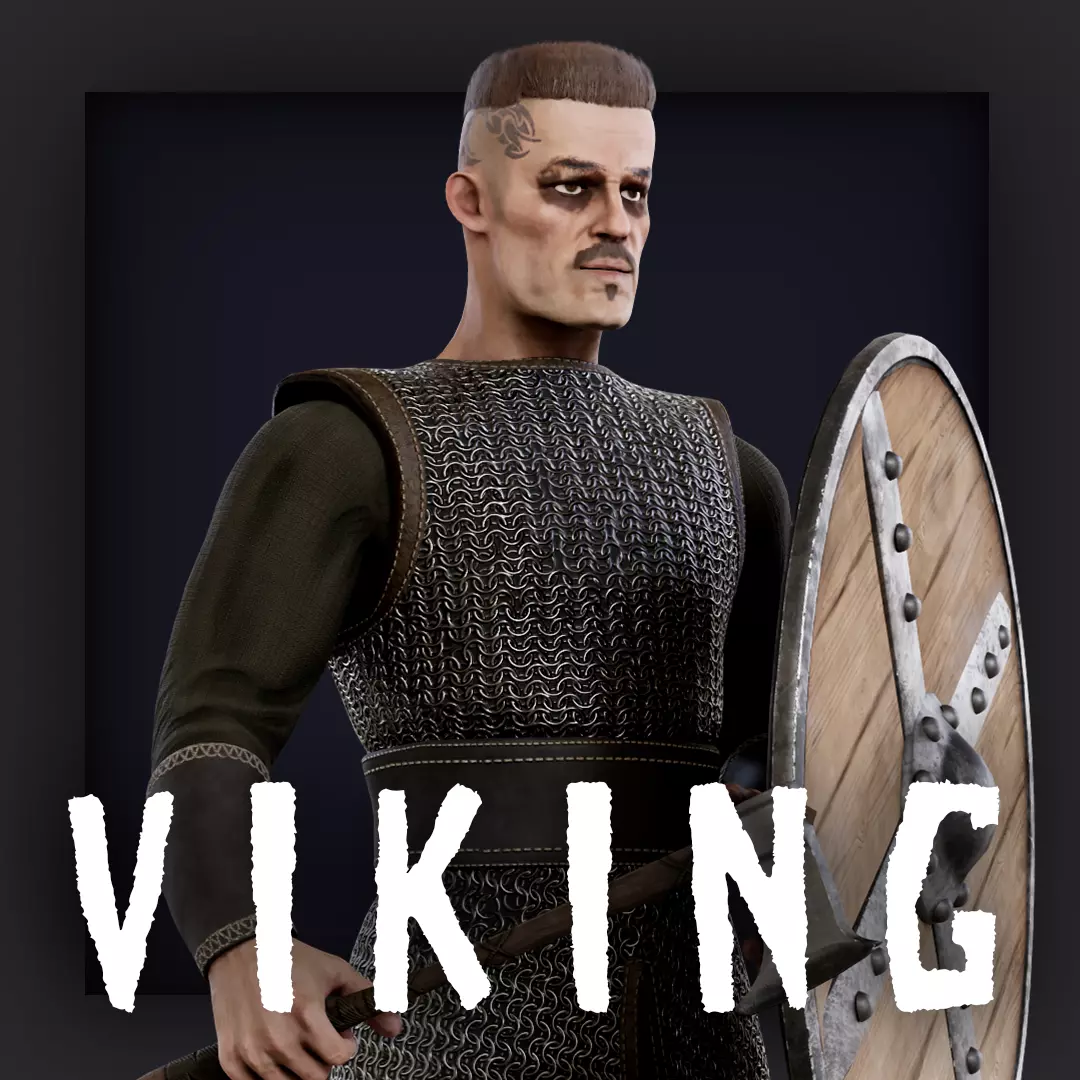 VIKING 2  Low-poly 3D model_0