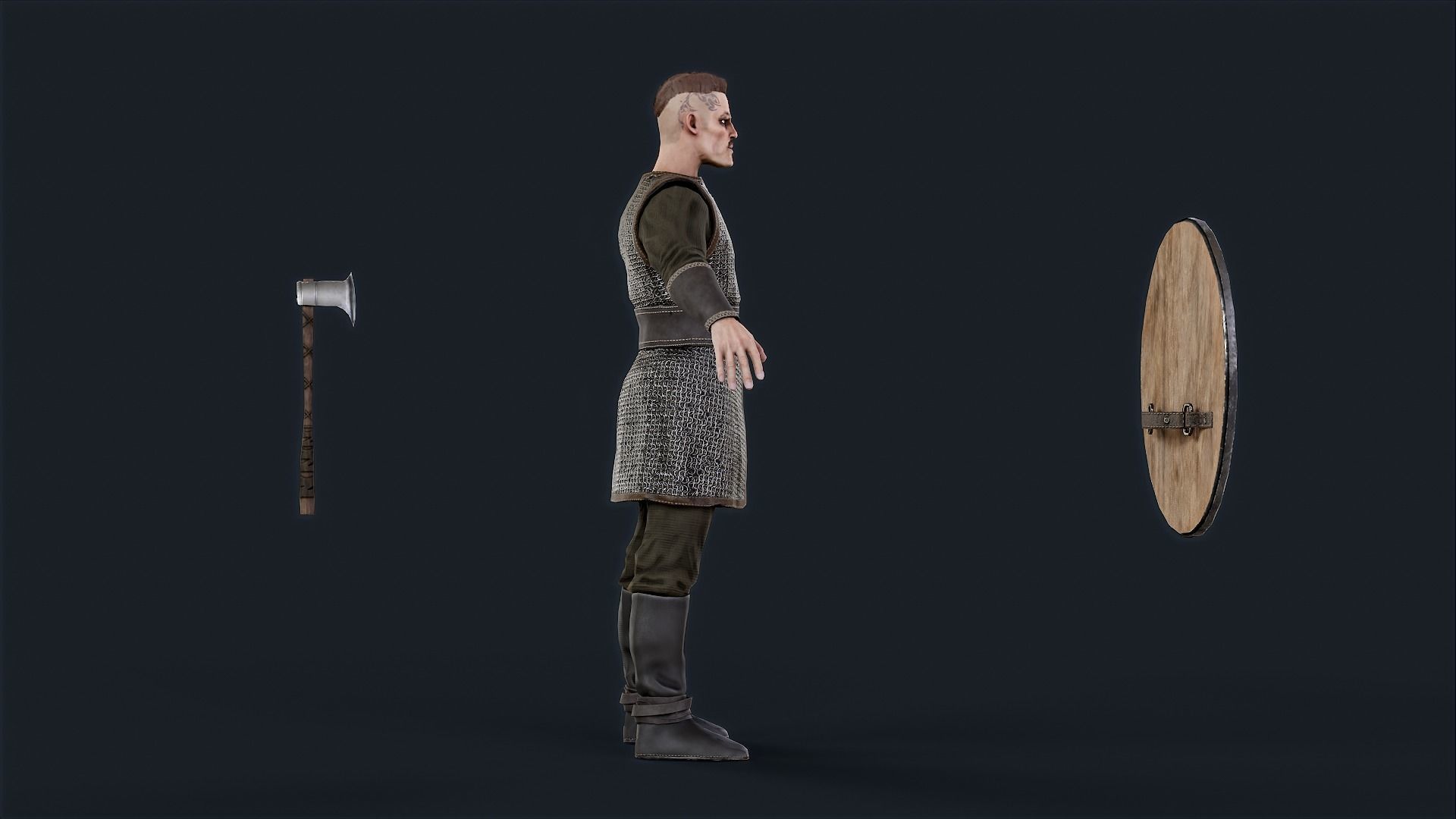 VIKING 2  Low-poly 3D model_9