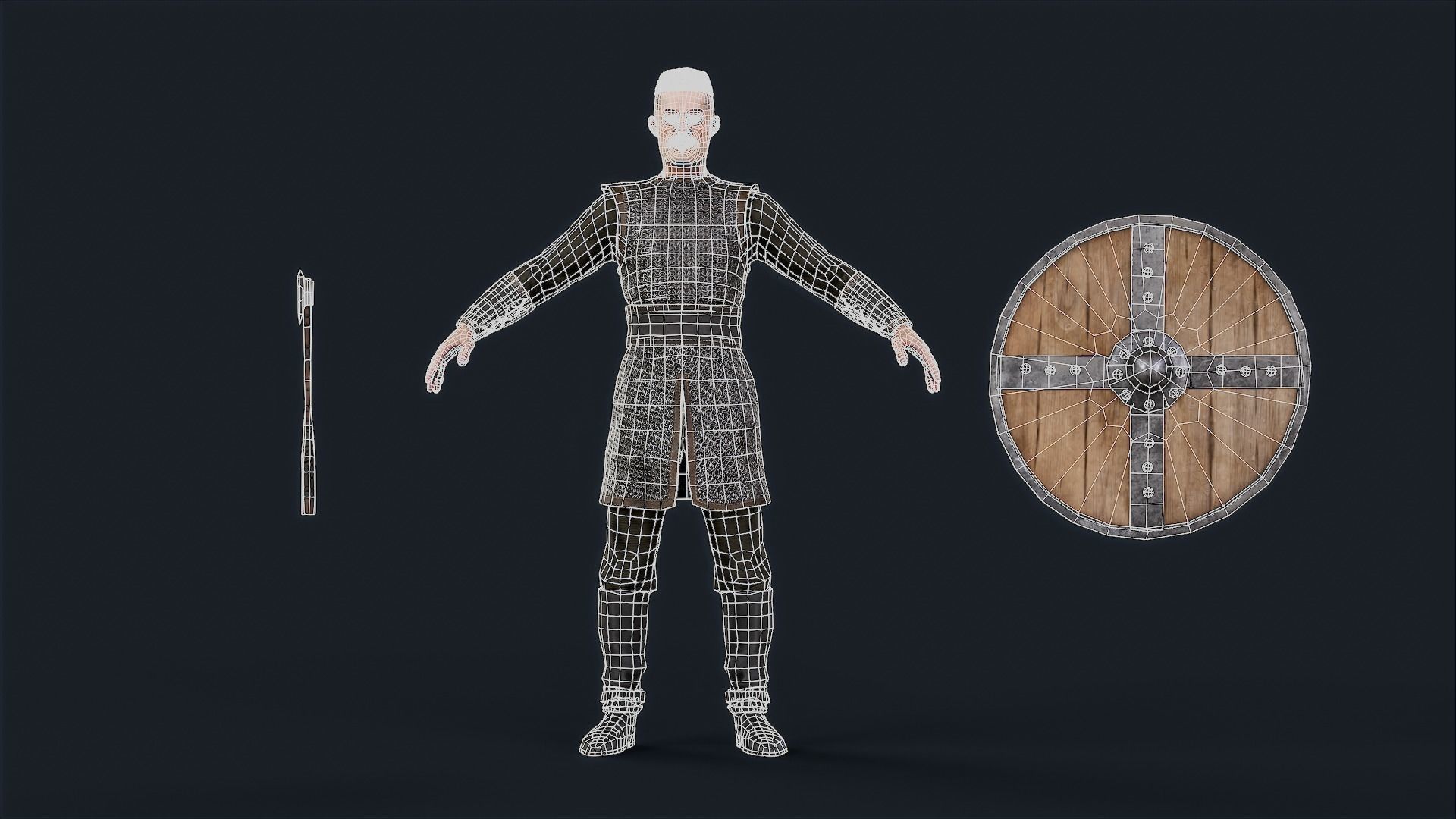VIKING 2  Low-poly 3D model_14