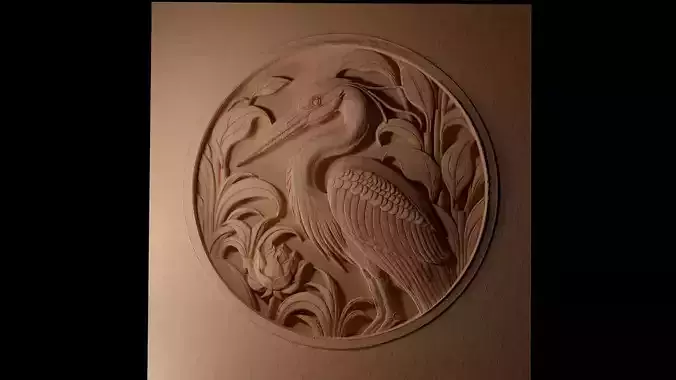 Heron CNC 3d Print High Relief Sand Casting