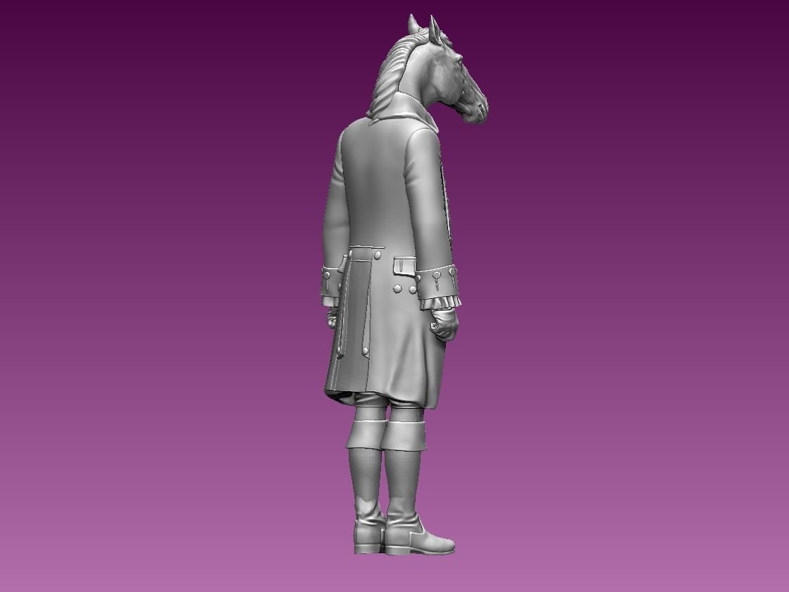 HORSE MAN 3D print model_5