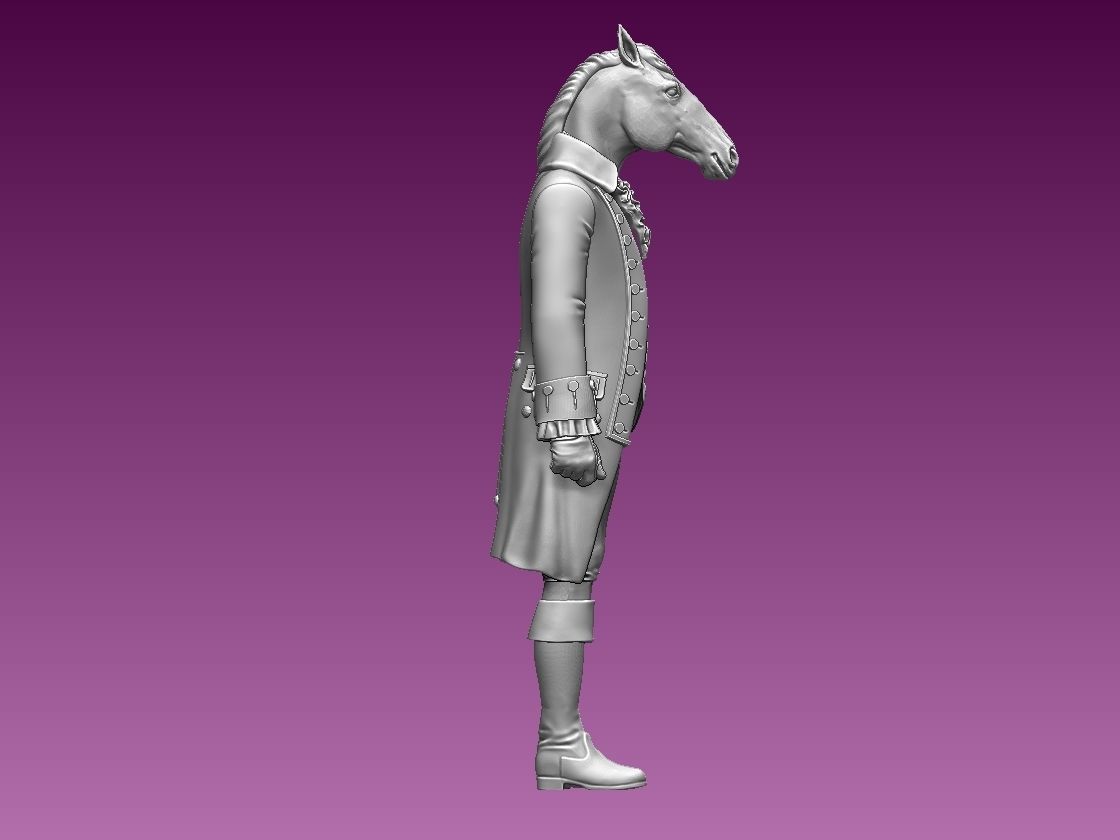 HORSE MAN 3D print model_21